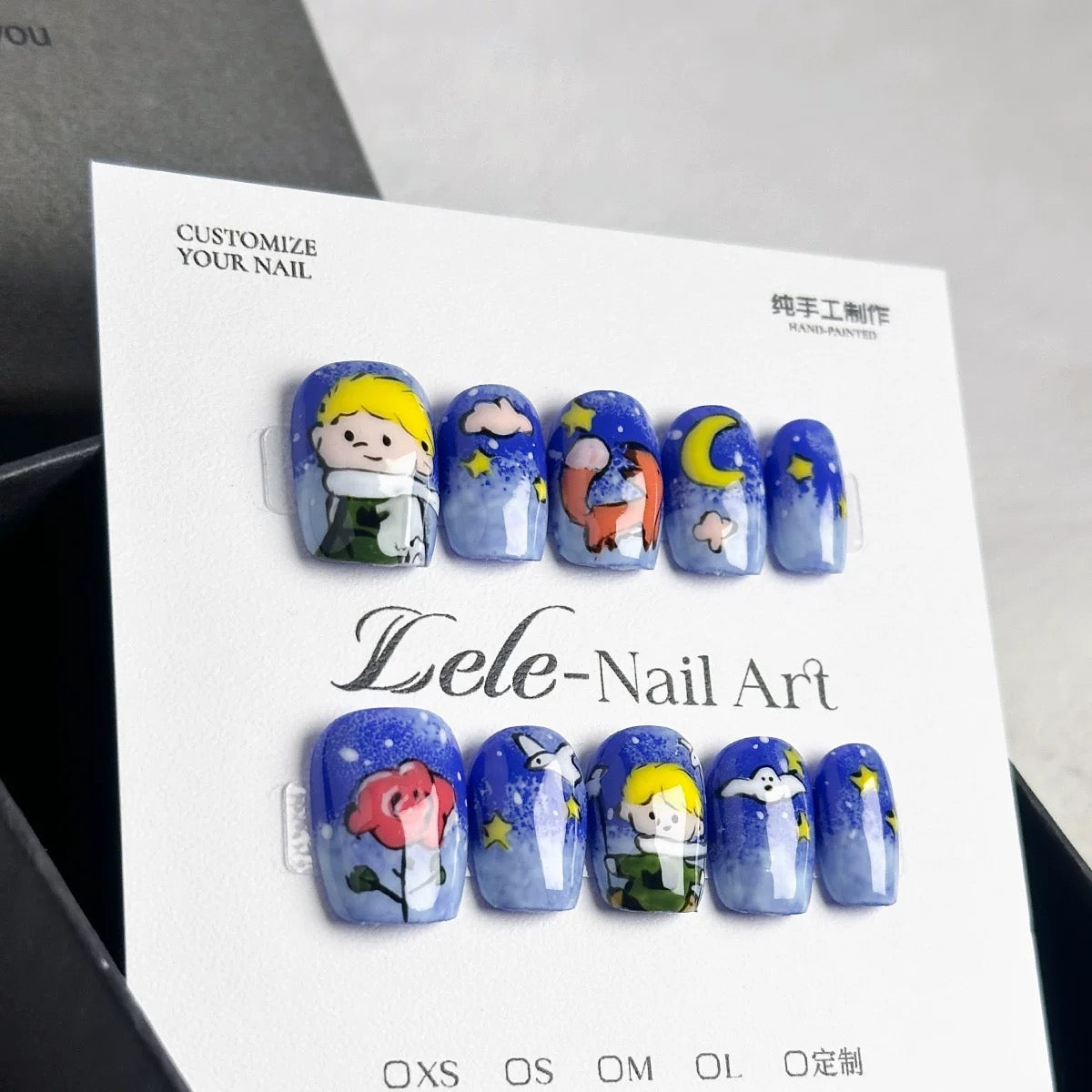 "The Little Prince"Dreamy Press-On nails