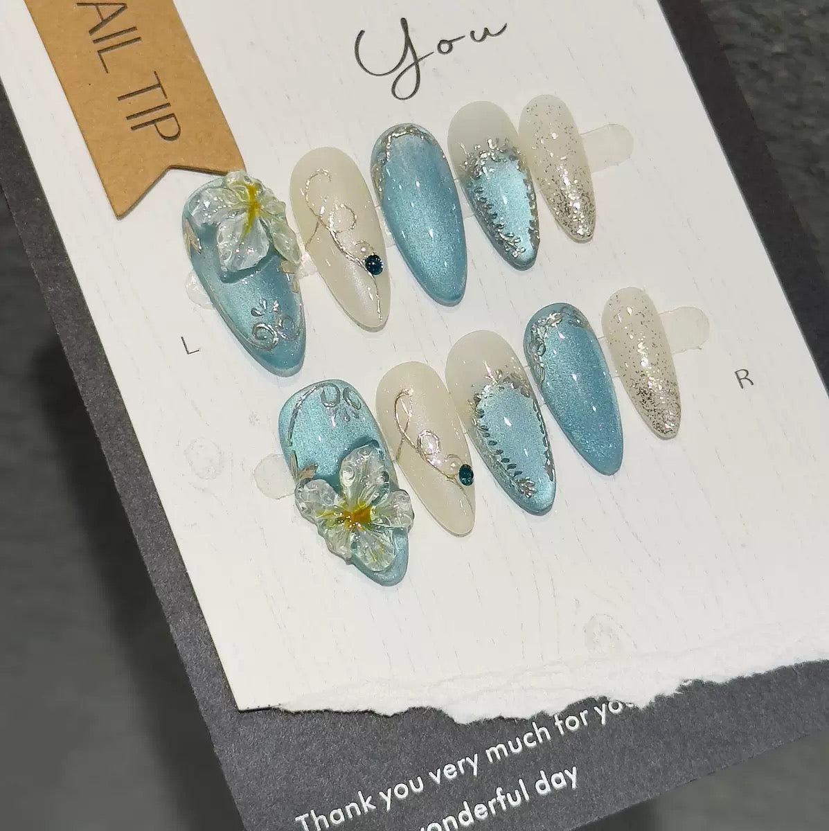 3D press on nails