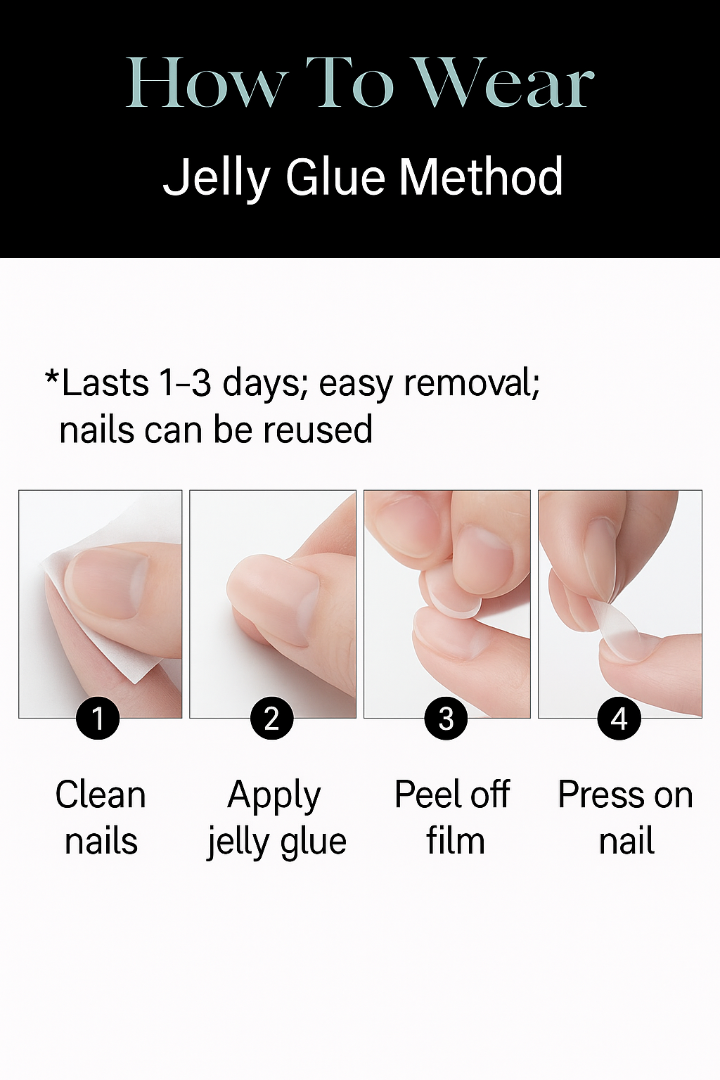 red labubu press on nail