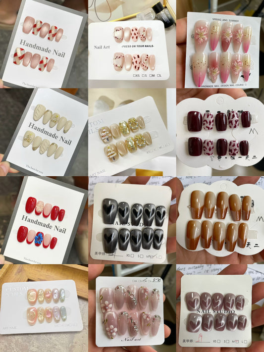 3.Special offer link: 5 pairs of press-on nails included