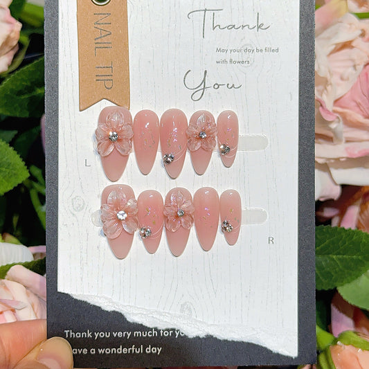Summer style press on nail