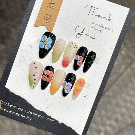 Summer style press on nail