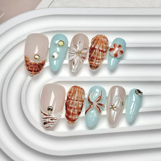 3D Design Press On Nails