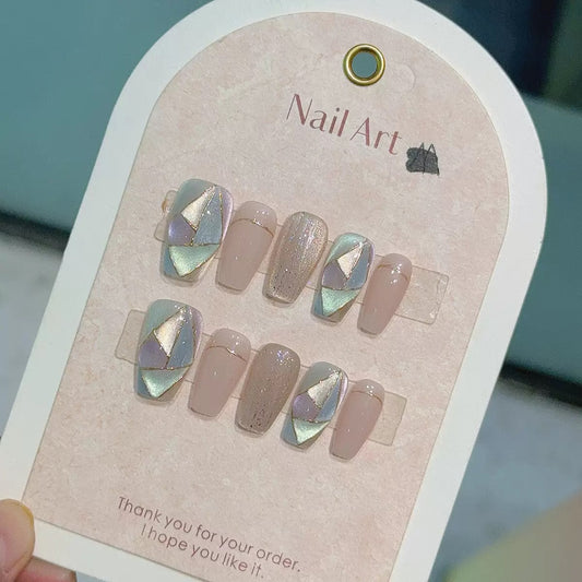 Cat's Eye Press On Nails